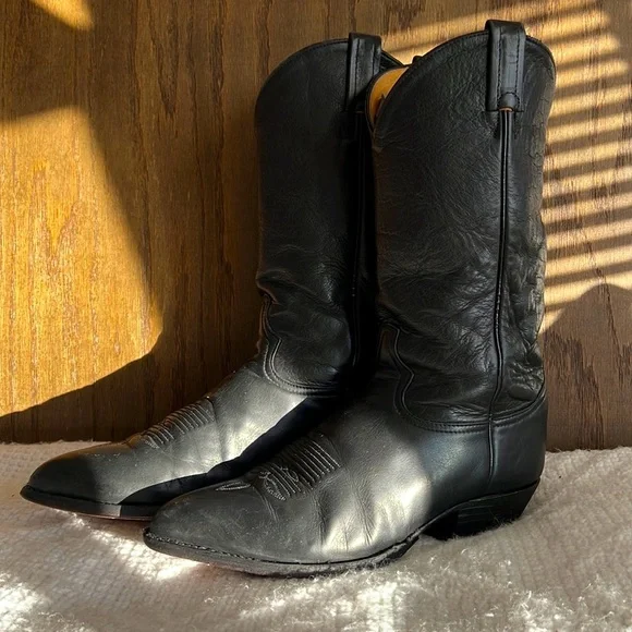 Tony Lama leather boots 8.5D - Picture 1 of 10